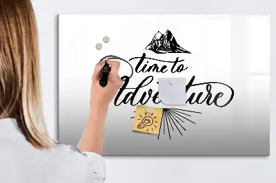 Popisovatelná magnetická tabule Dobrodružství