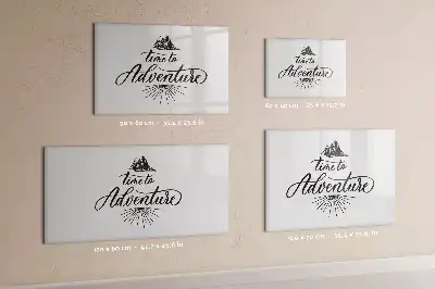 Popisovatelná magnetická tabule Dobrodružství