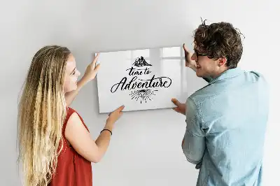 Popisovatelná magnetická tabule Dobrodružství