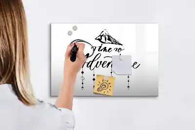 Magnetická popisovatelná tabule Dobrodružství