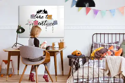 Magnetická kreslící tabule v designu Čas na dobrodružství