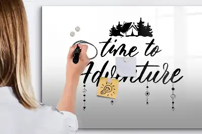 Magnetická kreslící tabule v designu Čas na dobrodružství