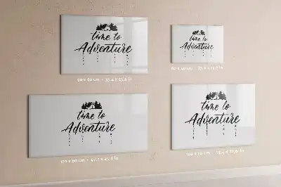 Magnetická kreslící tabule v designu Čas na dobrodružství