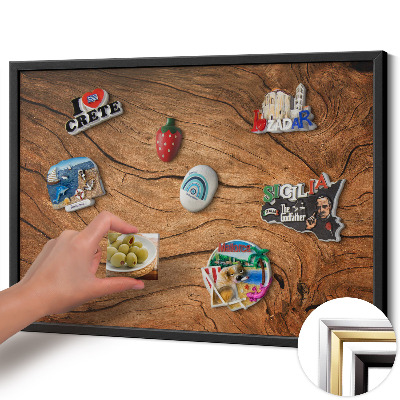 Tabule na magnety z ledničky Prasklá textura dřeva