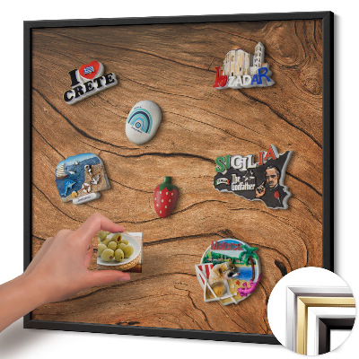 Tabule na magnety z ledničky Prasklá textura dřeva