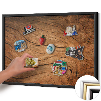 Tabule na magnety z ledničky Prasklá textura dřeva
