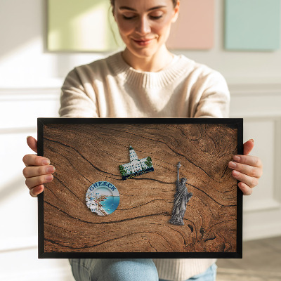 Tabule na magnety z ledničky Prasklá textura dřeva