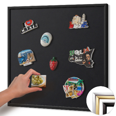 Tabule na magnety z dovolené Barva černá