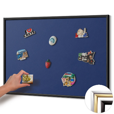 Tabule na magnety z ledničky Barva tmavě modrá