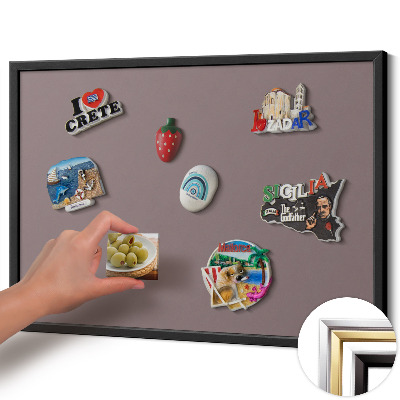 Tabule na magnety z ledničky Barva světle hnědá