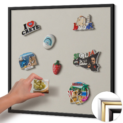 Tabule na magnety z ledničky Barva krémová
