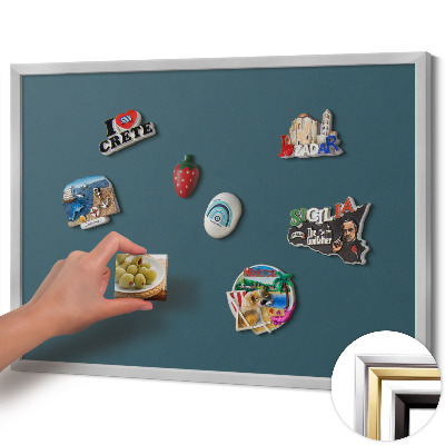 Nástěnka na magnety Tmavě modrá barva