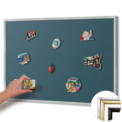 Nástěnka na magnety Tmavě modrá barva