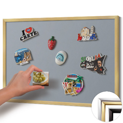 Tabule na magnety na zeď Barva šedá