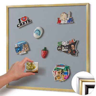 Tabule na magnety na zeď Barva šedá