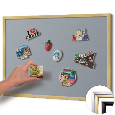 Tabule na magnety na zeď Barva šedá