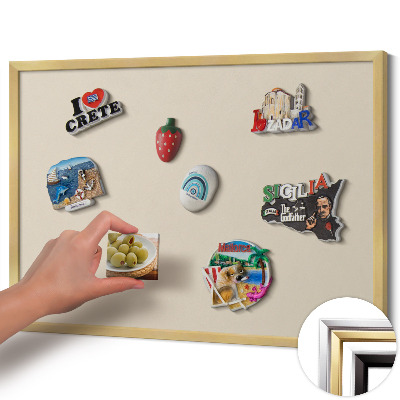 Tabule na magnety na zeď Barva světle béžová
