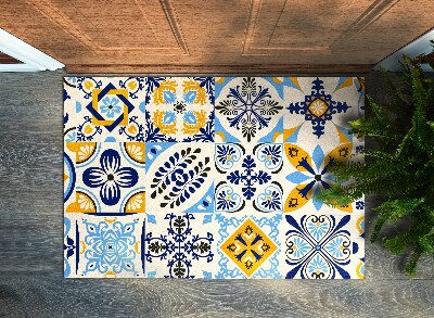 Velká rohožka Azulejo