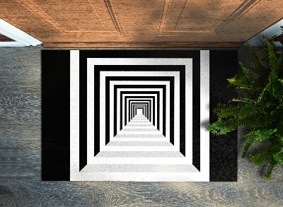 Rohožka před dveře 3D geometrický tunel