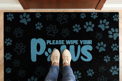 Rohožka před dveře Please wipe your paws