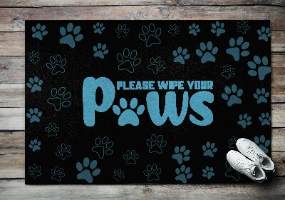 Rohožka před dveře Please wipe your paws