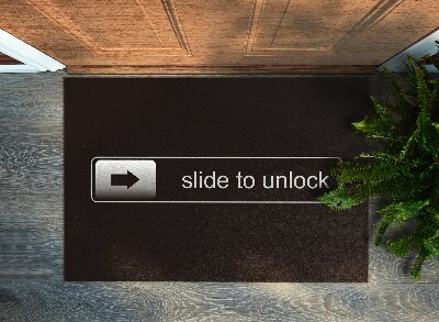 Rohožka před dveře Slide to unlock