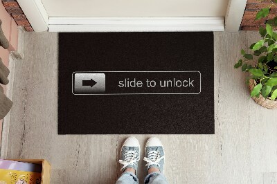 Rohožka před dveře Slide to unlock