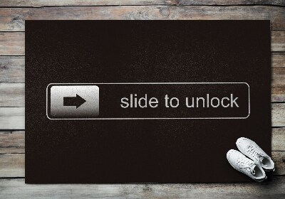 Rohožka před dveře Slide to unlock