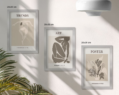 Sada obrazů na zeď Lidské postavy s rostlinami od Henriho Matisse