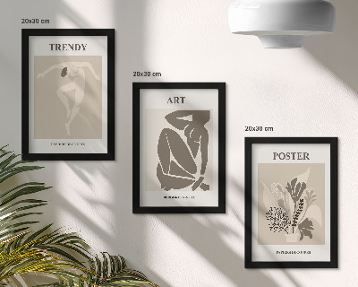 Sada obrazů na zeď Lidské postavy s rostlinami od Henriho Matisse