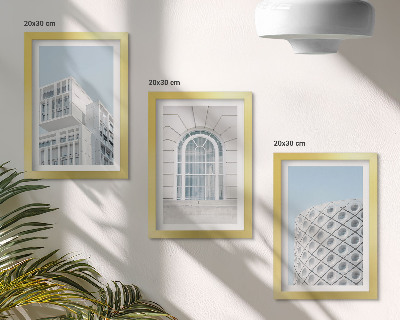 Vícedílný obraz v rámu Moderní architektura, minimalismus a geometrie