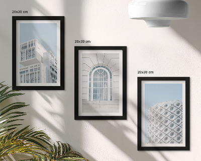 Vícedílný obraz v rámu Moderní architektura, minimalismus a geometrie