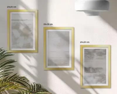 Sada obrazů na zeď opotřebované textury v moderním industriálním stylu