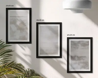 Sada obrazů na zeď opotřebované textury v moderním industriálním stylu