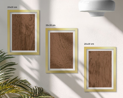 Sada obrazů na zeď Dřevěný vzor stromové kůry textury minimalismus