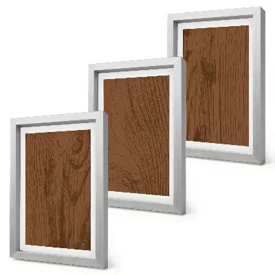 Sada obrazů na zeď minimalistický dřevěný vzor s texturou stromové kůry