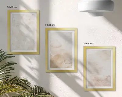 Sada tří obrazů módní textury v pastelových světlých barvách