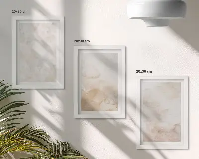 Sada tří obrazů módní textury v pastelových světlých barvách