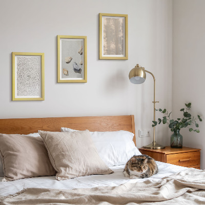 Sada tří obrazů Boho textury přírodní struktury