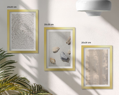 Sada tří obrazů Boho textury přírodní struktury