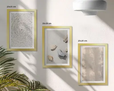 Sada tří obrazů boho textury v přírodních strukturách