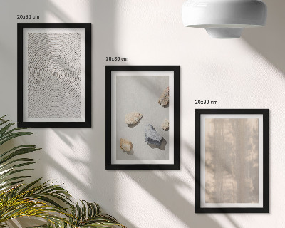 Sada tří obrazů Boho textury přírodní struktury