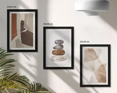 Sada obrazů na zeď abstraktní moderní dekorace