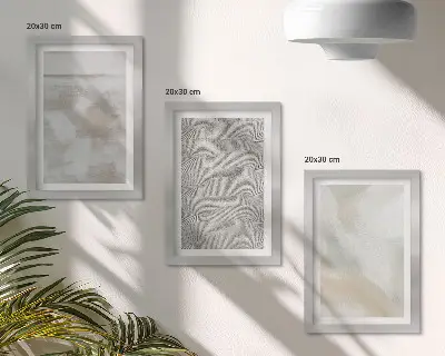 Sada tří obrazů abstrakce v designu a moderní malířské textury