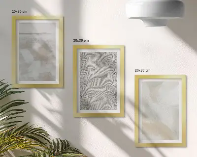 Sada tří obrazů abstrakce v designu a moderní malířské textury