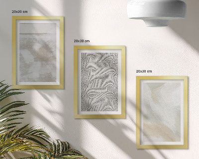 Sada tří obrazů Abstrakce v designu, moderní malířské textury