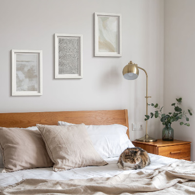 Sada tří obrazů Abstrakce v designu, moderní malířské textury