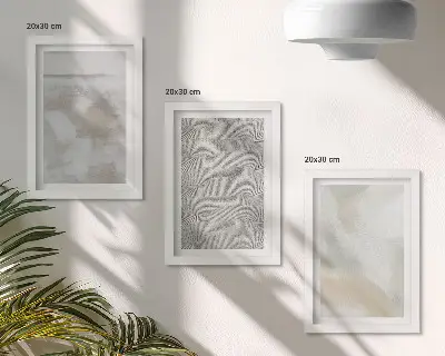 Sada tří obrazů abstrakce v designu a moderní malířské textury
