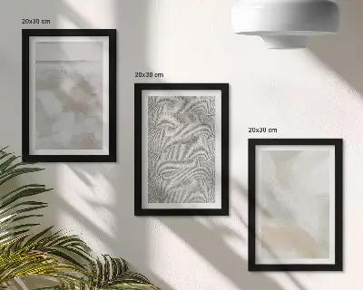 Sada tří obrazů abstrakce v designu a moderní malířské textury