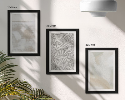 Sada tří obrazů Abstrakce v designu, moderní malířské textury
